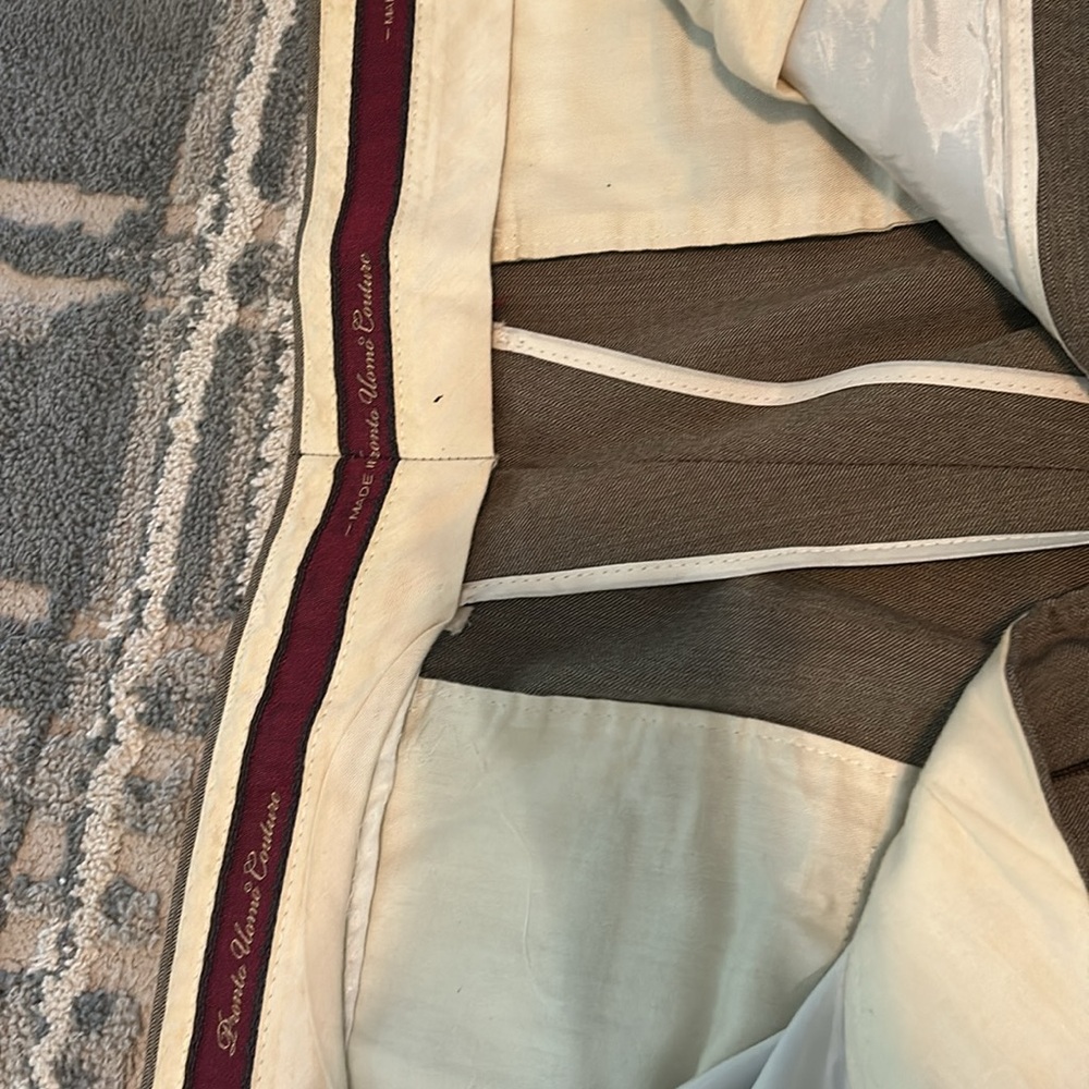 vintage pronto uomo couture dress pants made in italy
